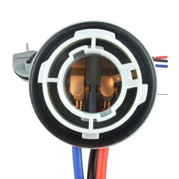 2Pcs 1157 LED Stop Brake Turn Light Bulb Socket Harness Wire Pig Tail Plug New