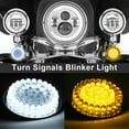 thumbnail image 1 of 2Pcs 1157 LED Turn Signals Blinker Light For Dyna Softail Street Glide Road King, 1 of 8