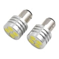 thumbnail image 1 of 2Pcs 1157 Warm White 4 COB  Car Tail Brake Stop Backup Reverse Light Bulb, 1 of 4