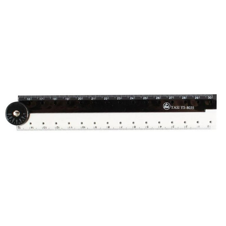 Adjustable ruler outlet