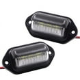 2Pcs 12 Volt Led Exterior License Plate Tag Lights, Interior Courtesy