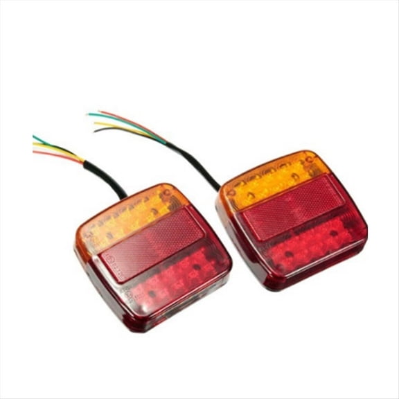 2Pcs 12V 26LED Truck Rear Tail Light LED Turn Signal Light Indicator Light Waterproof Brake Light for Car ATV RV Trailer,2 * LED Rear Tail Light