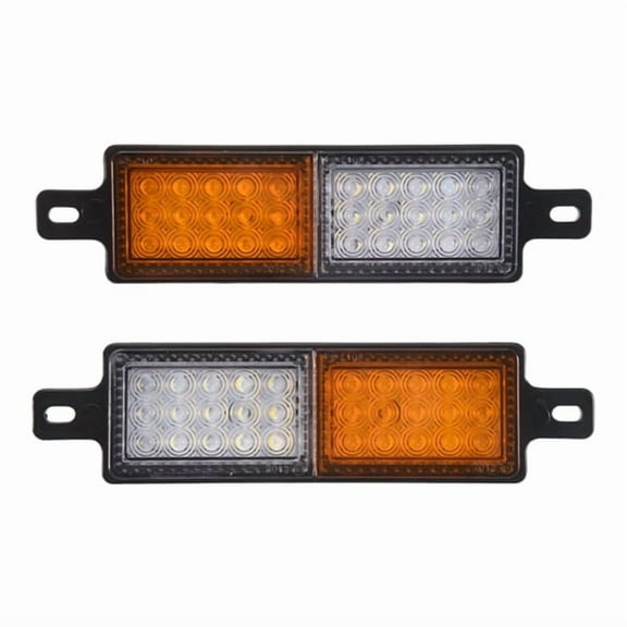 2Pcs 12V 30 LED Car Truck Bull Bar Light Bullbar Front Bumper Light Front Indicator Park Lamp Signal Bulb Trailer