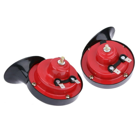 2Pcs 12V 300db Dual-tone Loud Horn Car Snail Air Horn Universal for Truck Car Boat Bike
