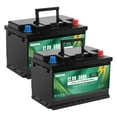 thumbnail image 1 of 2Pcs 12V 50Ah LiFePO4 Battery 640wh Lithium Iron Phosphate 12v Battery for Boat Marine Trolling Motor Camping, 1 of 7
