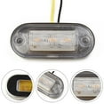 2Pcs 12V Led Courtesy Light Mount Yacht Marine Boat Cabin Deck Lamp