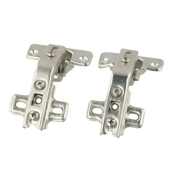 2Pcs 135 Degree Door Hinges Corner Cabinet Door Hinges Combination Plate Screws Set Kitchen Cupboard Furniture Hinges Hardware