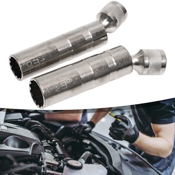 2Pcs 14Mm 16Mm Gimbal Magnetic Sleeve Thin-Wall Auto Repair Removal Tool
