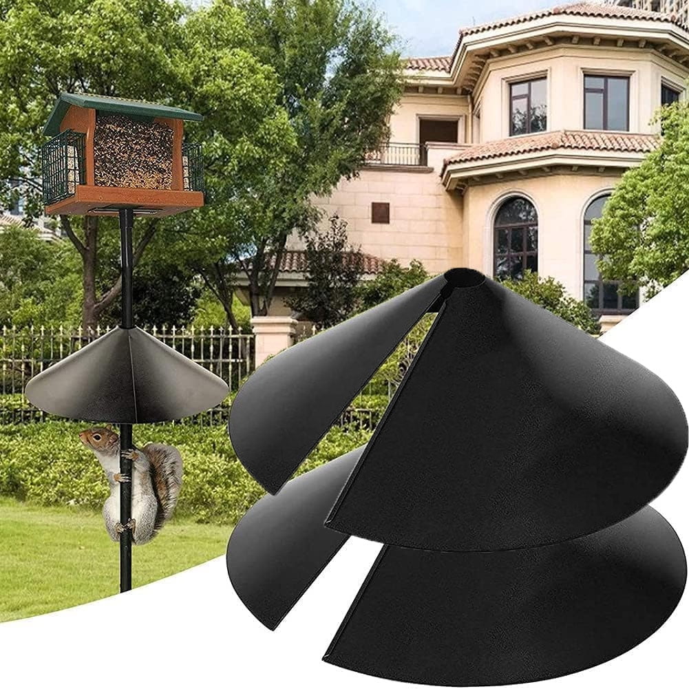2Pcs 14inch-Upgrade Squirrel Baffle for Protecting Hanging Bird Feeders
