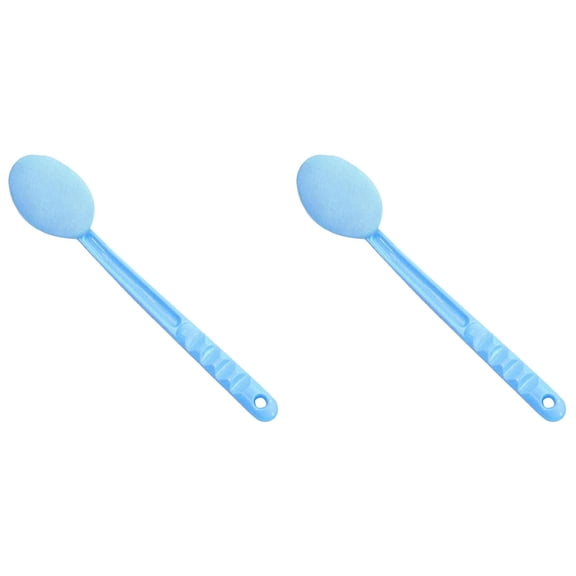 2Pcs 15 Inch Back Lotion Applicator - Long Handle Self Applicator for Hard to Reach Areas, Apply Sunscreen, Moisturizer, Or Oil on Back and Feet (Blue), By Preplabs