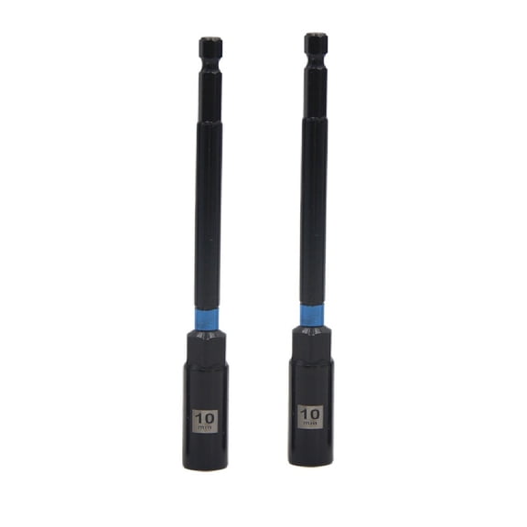 2Pcs 150Mm Hexagon Nut Driver Drill Bit Adapter Socket Wrench For Impact Driver