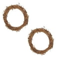 thumbnail image 1 of 2Pcs 15cm Natural Grapevine Wreaths, Vine Branch Wreath, Rattan Wreath for DIY Christmas Craft, Front Door Wall Hanging, Wedding and Party Decors, 1 of 2