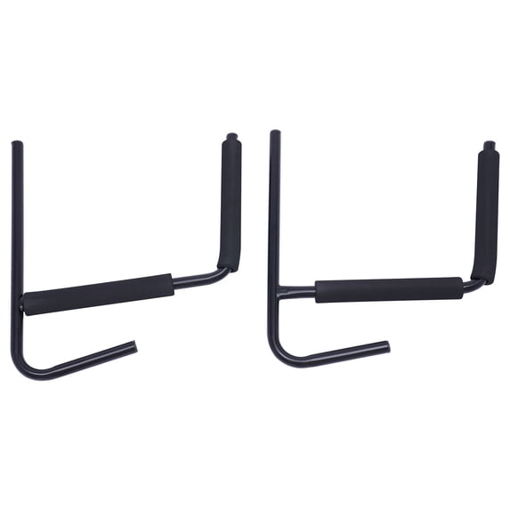 2Pcs 180° Rotatable Wall Mount Rack Kayak Canoe Storage Hanger Rack For Paddle Hanging Hooks