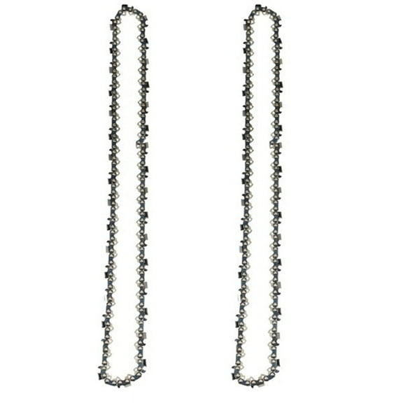 2Pcs 18Inch Chainsaw Saw Chain Blade Pitch .325Inch 0.058 Gauge 72DL Replacement Chains Hardware Tools