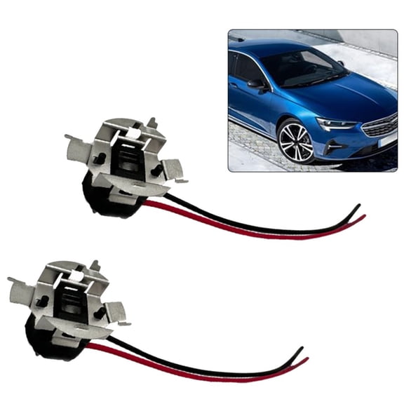 2Pcs 18cm Car Halogen Light Bulb Base Holder for H7 Halogen HID LED Bulbs