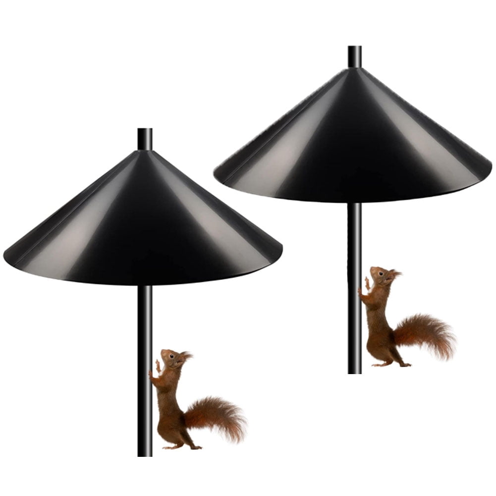 2Pcs 18inch Squirrel Baffle for Bird Feeder Pole, Squirrel Proof Bird