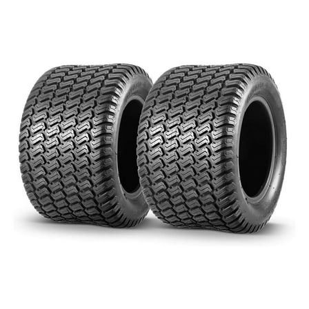 2Pcs 18x10.50-10 Lawn & Garden Turf Tire 18x10.50x10 Hilly Lawn Tractor Tires 18x10.5-10 Tubeless 4 Ply P332