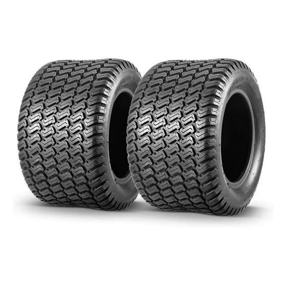 2Pcs 18x10.50-10 Lawn & Garden Turf Tire 18x10.50x10 Hilly Lawn Tractor Tires 18x10.5-10 Tubeless 4 Ply P332