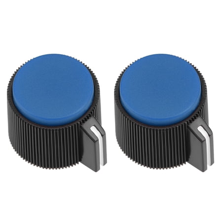 2Pcs 19x16mm Bakelite Potentiometer Volume Control Rotary Knob Blue