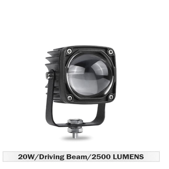 2Pcs 2" 20W LED Work Light Bar Spot Off-Road Driving Fog Lamp For Car Truck Boat