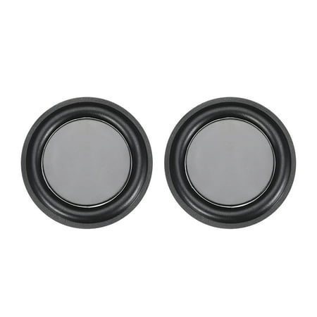 2Pcs 2" 50mm Bass Speaker Passive Radiator Rubber Vibration DIY Repair