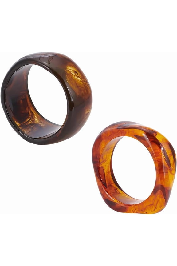 2Pcs 2 Colors Acrylic Resin Bangles for Women Oval Chunky Cuff Bangle Bracelet Wide Geometric Irregular Wristbands Acrylic Fashion Wrap Bangle Bracelet for Man Jewelry Gift diy