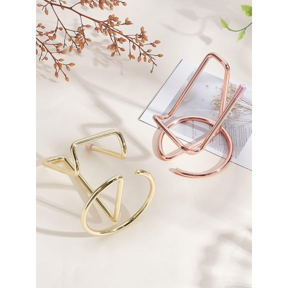 2Pcs 2 Colors Iron Cellphone Display Frame for All Mobile Smart Phone Tablet Display Mixed Color 8x7.5x10cm 1pc/color Craft