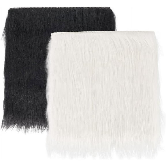 2Pcs 2 Colors Square Acrylic Fibers Carpet Mat Non-Slip Home 300x300x11mm Living Room Bedroom Carpet Mixed Color 1pc/color