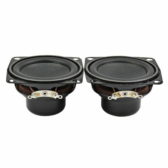 2Pcs 2 Inch Full Range Speaker for DIY Projects 53mm Outer, 4ohm Impedance, 10W Power, APPLAYERR Spare Part