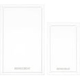 thumbnail image 1 of 2Pcs 2 Sizes Rectangle Book Sewing Template Acrylic Template Clear Bookbinding Tool for Portable Notebook Journal Handbook Cover Making diy, 1 of 6