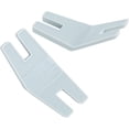 thumbnail image 1 of 2Pcs 2 Sizes Sewing Button Plate Seam Jumper Sew Tool Plastic Jumping Presser Foot Clearance Plate Flush for Brother Industrial Home Universal Sewing Machine Supplies Blue, 1 of 5