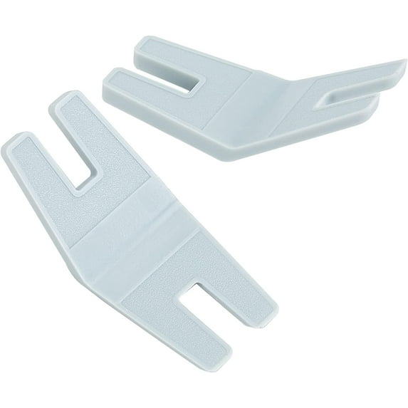 2Pcs 2 Sizes Sewing Button Plate Seam Jumper Sew Tool Plastic Jumping Presser Foot Clearance Plate Flush for Brother Industrial Home Universal Sewing Machine Supplies Blue