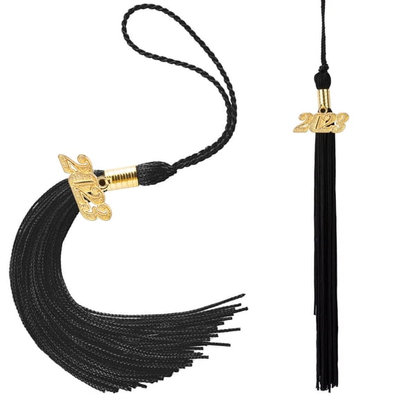 2Pcs 2024 Graduation Tassels For Grad Caps Decorations Class Of 2024 Tassel Ceremonies Accessories For Preschool Kindergarten High School College Bachelor Gown Master Doctoral Graduates,15.75inch