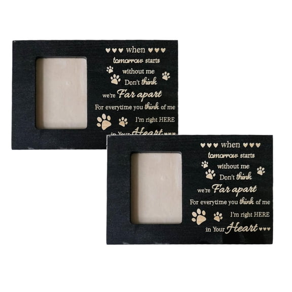 2Pcs 2026 For Wooden With Photo Cat For Large Keepsake Memory Sympathy For Loss Remembrance Chest Pet Supplies Suitable For Cute Pets