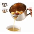 thumbnail image 1 of 2Pcs 2026 New Fat Separator with Dual Spout Design - 304 Stainless Steel, Gravy Separator & Fat Separators Jug, with Ergonomic Heat-Resistant Handle, Reusable, for Broth, Soup, Stew, Hot Pot, 1 of 9