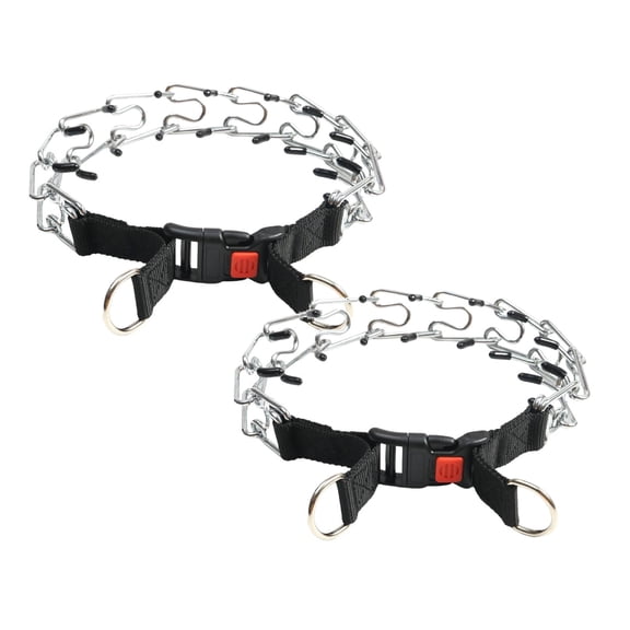 2Pcs 2026 Prong Collar For Dogs No Pull Collar For Dogs Pinch Collar For Dogs Dog Training Collar & Dog Walking Tool Pet Collars Suitable For Cute Pets