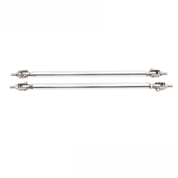 2Pcs 20Cm Adjustable Car Front Bumper Lip Splitter Rod Support Bar