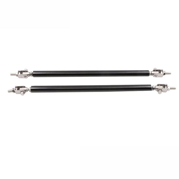 2Pcs 20Cm Adjustable Car Front Bumper Lip Splitter Rod Support Bar