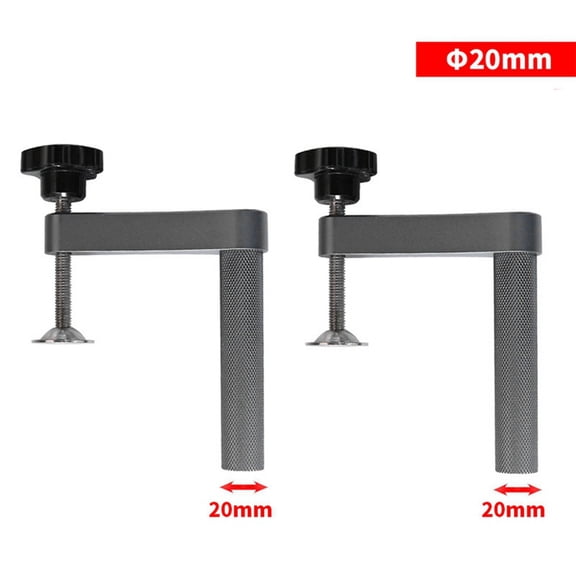 2Pcs 20mm Woodworking Fast Desktop Pressure Clamp Manual Clamping Aluminum Alloy Parts Workbench DIY Tool