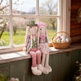thumbnail image 1 of 2Pcs 21.65Inch Easter Bunny Plush Toys, Large Stuffed Rabbit Figurines for Spring Home Decor, Cute Bunny Plush Decorations, Easter Basket Stuffers, Birthday Holiday Gift, 1 of 7