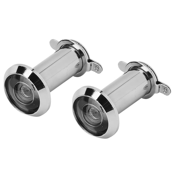 2Pcs 220 Degree Viewing Angle Anti Theft Household Door Viewer with Back Cover Home Security 16mm