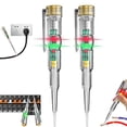 thumbnail image 1 of 2Pcs 24-250V Electrician Circuit Tester Pen,Responsive Electrical Tester Pen,with LED Indicator Light Waterproof, 1 of 7