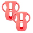 thumbnail image 1 of 2Pcs 240Ml Silicone Baby Bottle Sleeve With Handles, 8Oz Glass Bottle Protector, Compatible With Philips Avent Natural & Anti-Colic Glass BottlesNew, 1 of 4