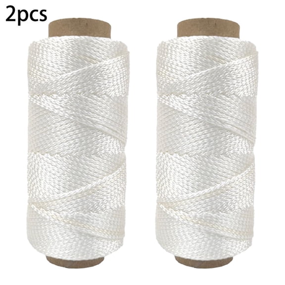 2Pcs 250 Feet For Braided Nylon String Line Twine For Gardening Or Masonry Tools Smile Home