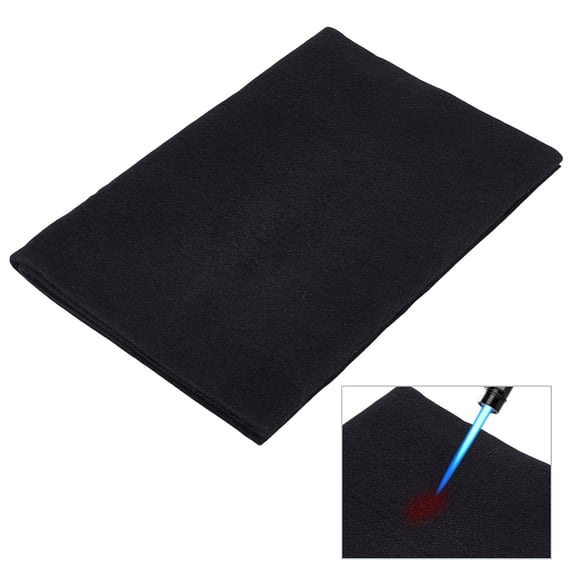 2Pcs 28x12 Inch Carbon Felt Fireproof Welding Blanket 4mm Thick Heat Resistant Fabric 1000/1800F High Temp