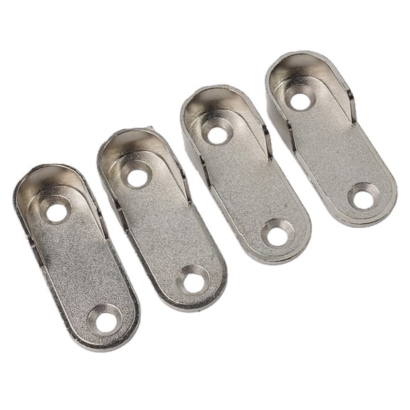 2Pcs 2Pcs Wardrobe Clothes Tube Support Closet Rod Pole End Bracket Thickening Holder