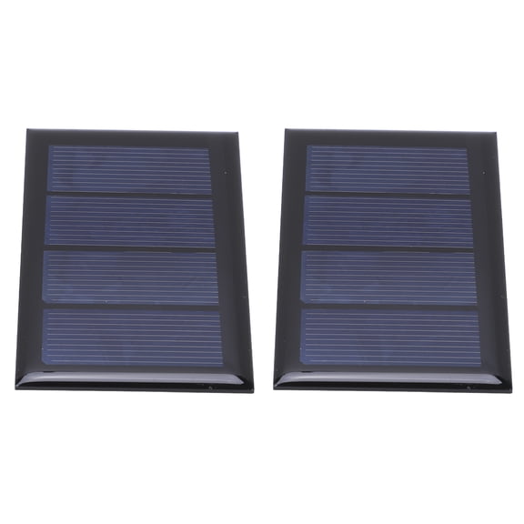 2Pcs 2V 210mA Mini Solar Panel, 80x50mm Polysilicon Solar Power Board for DIY Projects, Portable Energy Solution (3.1in x 2.0in)