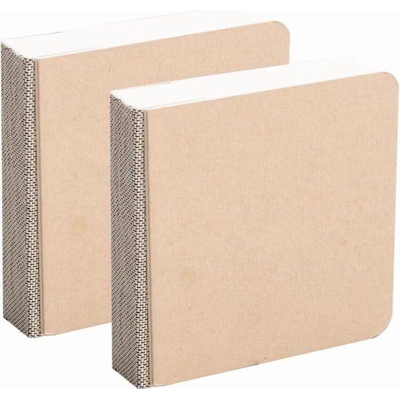 2Pcs 3.2" x 3.2" Mini Watercolor Notebook Drawing Sketching Pads Paper Blank Square Portable Water Color Travel Journal Small Art Pad Sketchbooks for DIY Painting Traveler Student Office Supplies