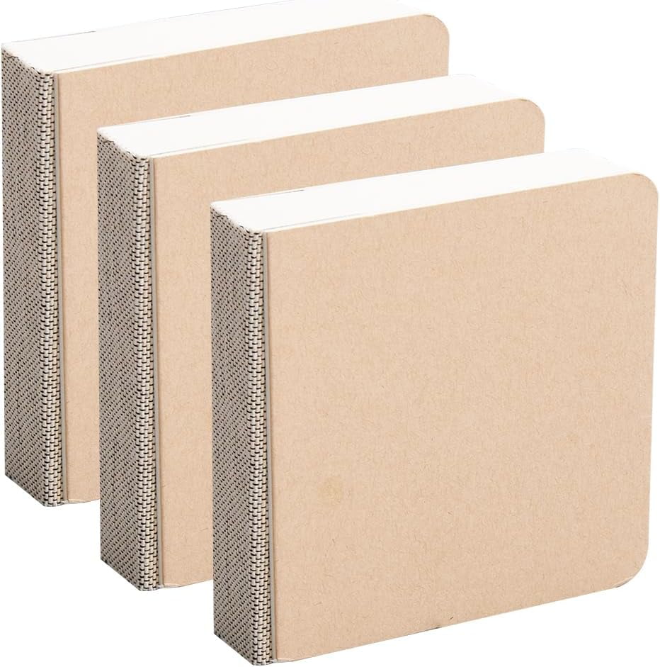 2Pcs Mini Watercolor Notebooks - 3.2x3.2 Inch Square Sketch Pads For Travel & Quick Sketches