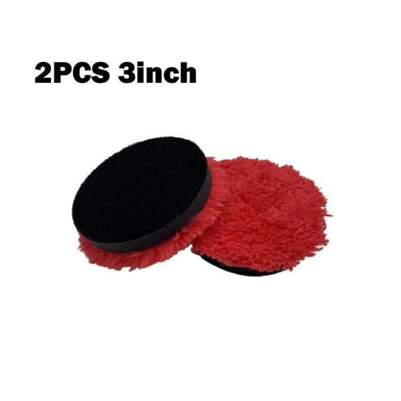 2Pcs 3/4/5/6/7In Microfiber Polishing Pad for Cars Body Polish Polishing Wheels